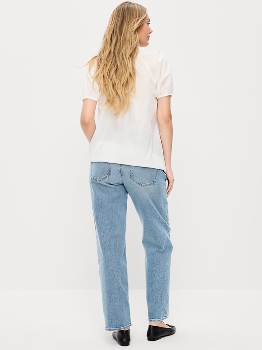 Image number 3 showing, Maternity Full-Panel OG Loose Jeans