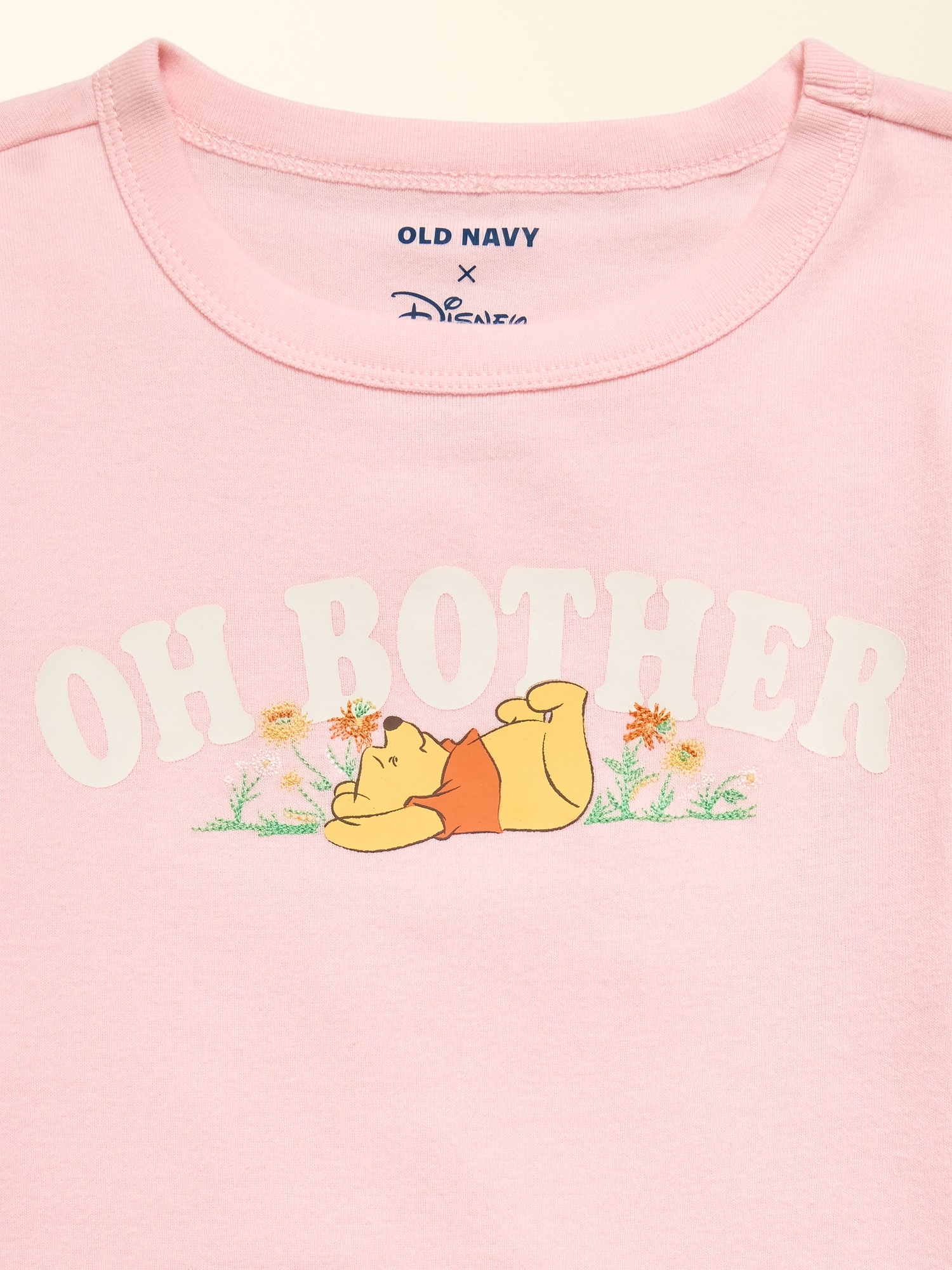 Old Navy x Disney Winnie the Pooh Fitted Graphic Ringer T-Shirt for Girls