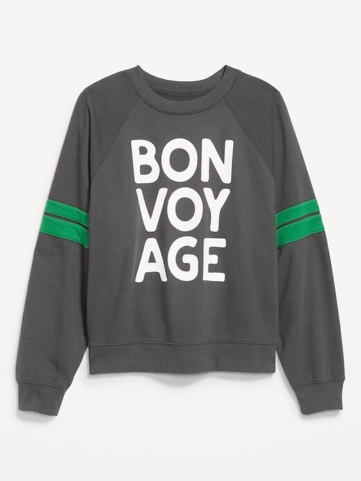 Image number 4 showing, Crew-Neck Raglan Graphic Sweatshirt