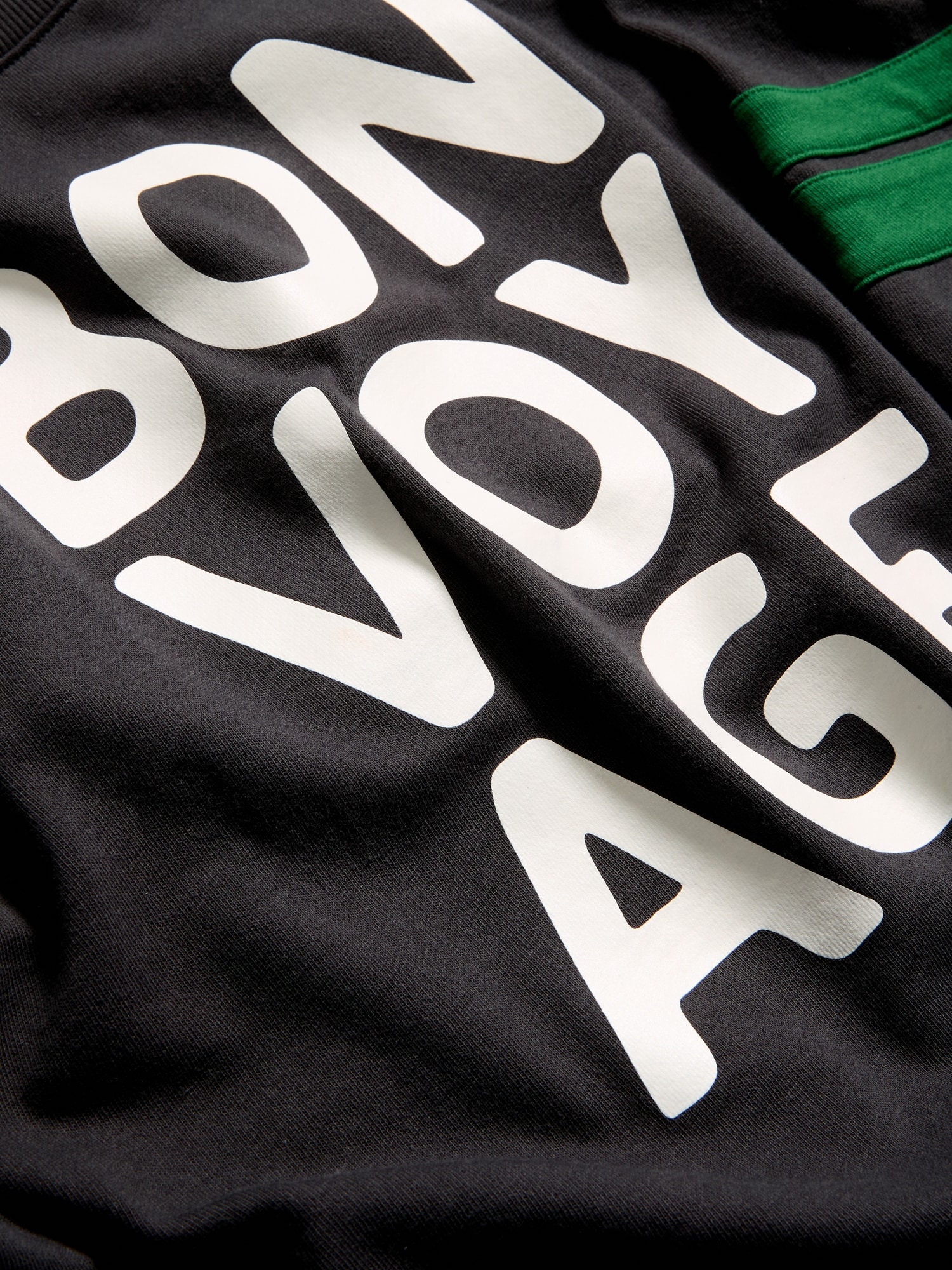 Crew-Neck Raglan Graphic Sweatshirt