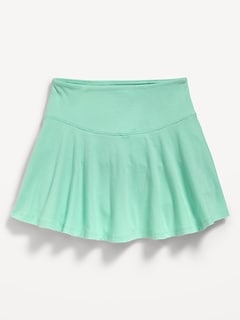 High-Waisted Performance Skort for Girls