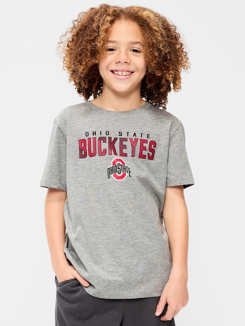 College Graphic Gender-Neutral T-Shirt for Kids