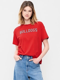 College Crew-Neck T-Shirt for Women