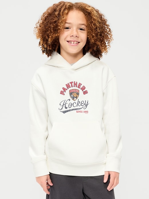 Image number 1 showing, NHL Graphic Gender-Neutral Hoodie for Kids