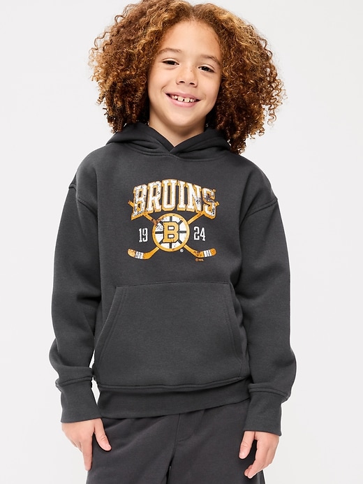 Image number 1 showing, NHL Graphic Gender-Neutral Hoodie for Kids