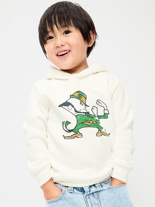 Image number 1 showing, College Graphic Unisex Hoodie for Toddler