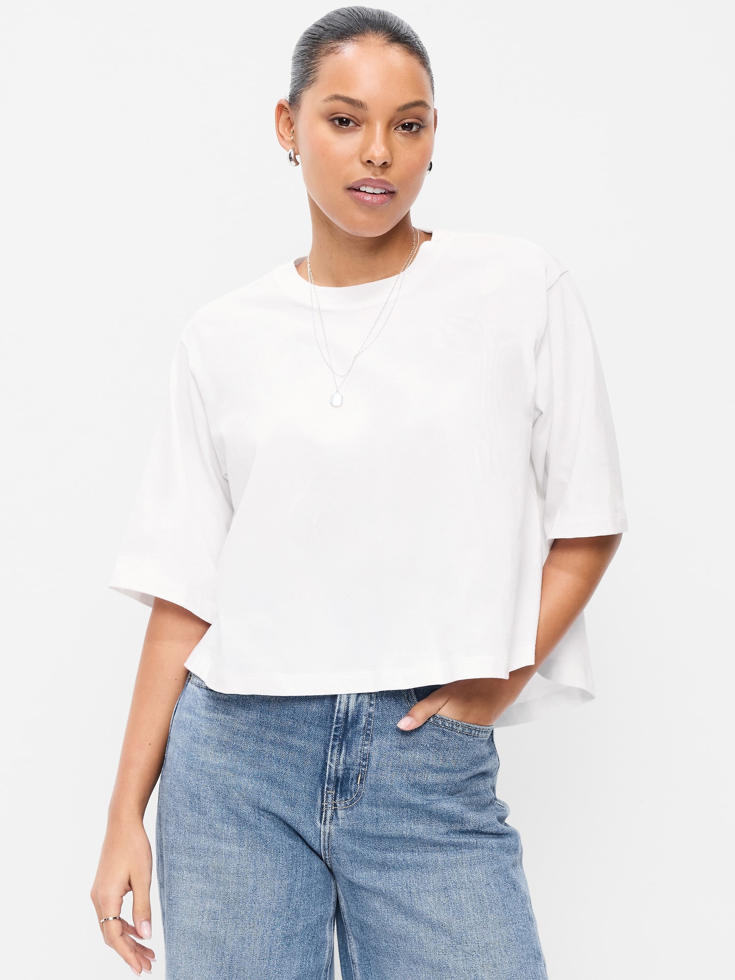 Short-Sleeve Trapeze T-Shirt - image 4