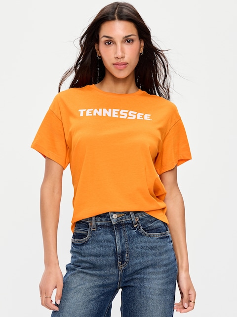 College Crew-Neck T-Shirt for Women