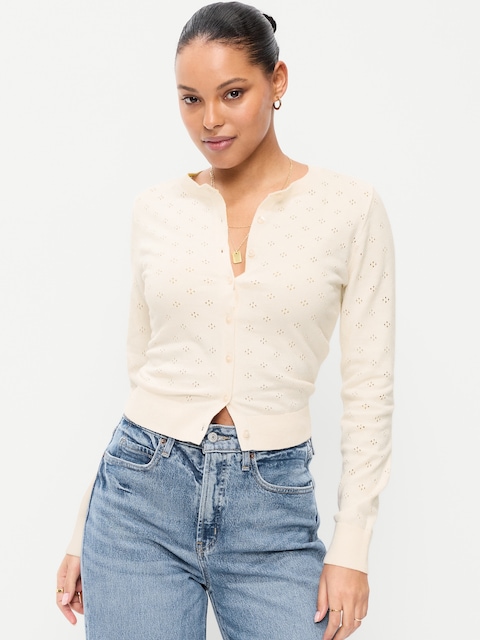 SoSoft Pointelle Cardigan