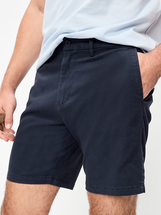 Image number 4 showing, Slim Built-In Flex Rotation Chino Shorts -- 8-inch inseam