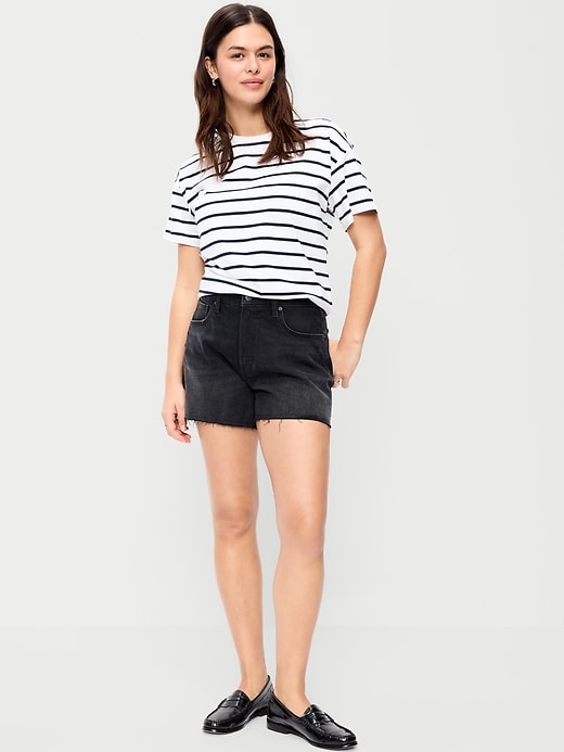 Image number 4 showing, High-Waisted OG Jean Shorts -- 4-inch inseam