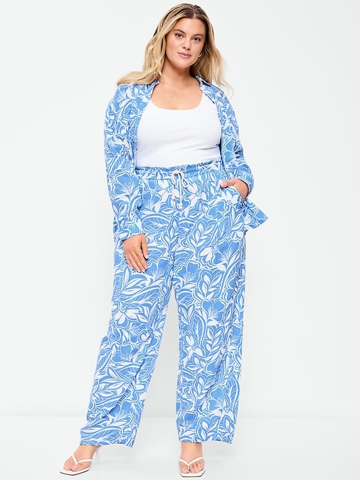 Image number 7 showing, High-Waisted Barrel Ankle Pants