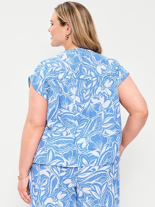 Image number 8 showing, Short-Sleeve Popover Top