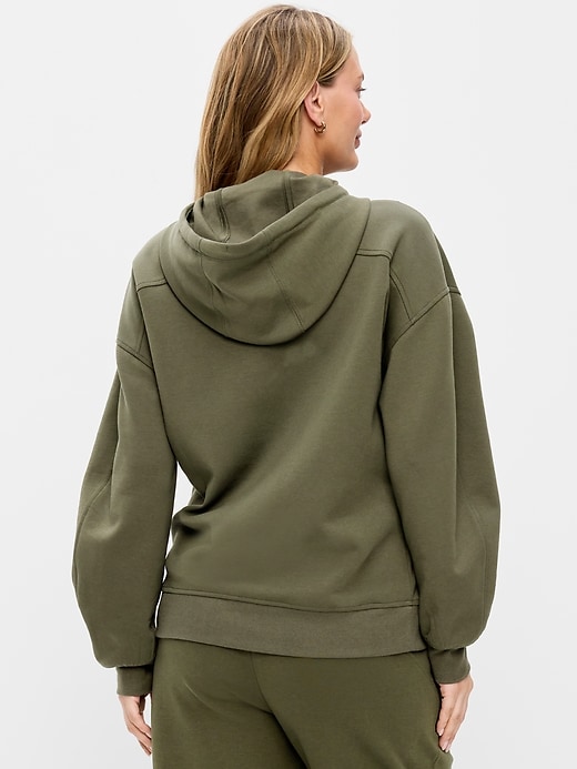 Image number 2 showing, Maternity Dynamic Fleece Half-Zip Hoodie