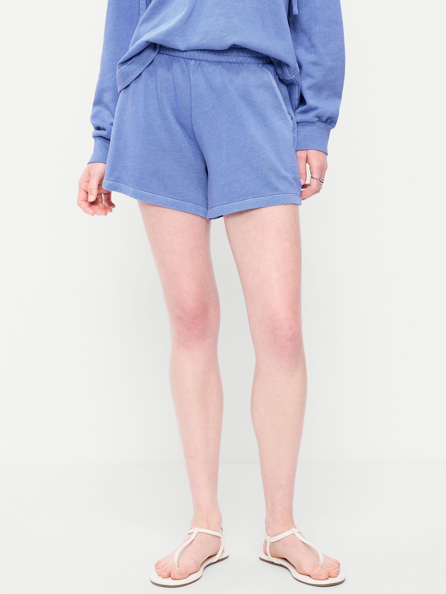 Extra High-Waisted Sweat Shorts - 5-inch inseam