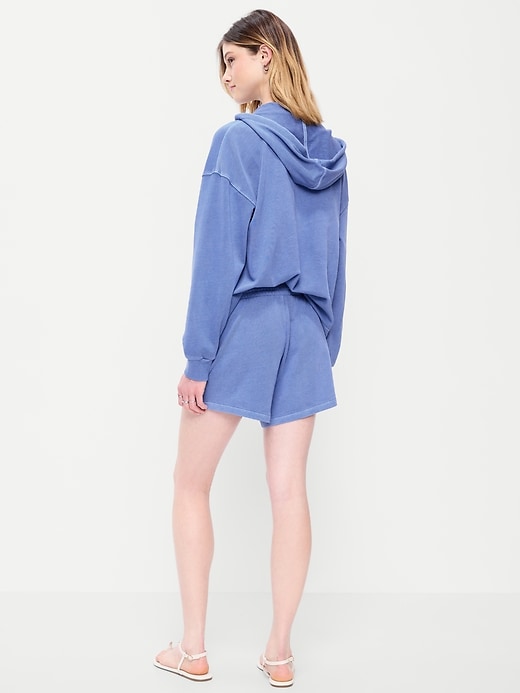 Image number 3 showing, Extra High-Waisted Sweat Shorts -- 5-inch inseam