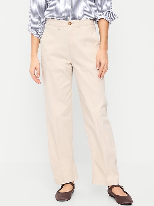 Image number 2 showing, High-Waisted OGC Chino Full Length Straight Pants