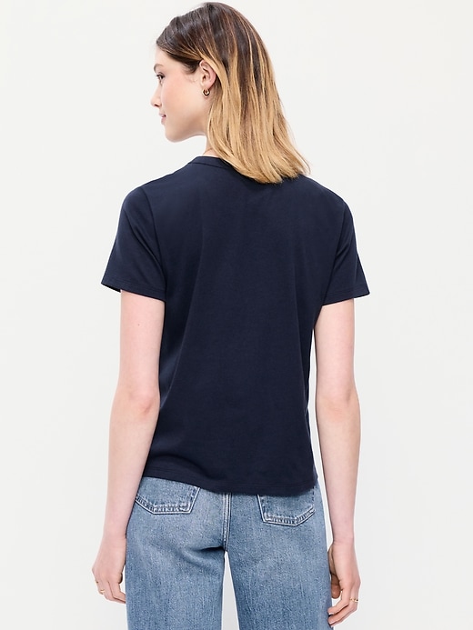 Image number 2 showing, Crew-Neck Flag Graphic T-Shirt