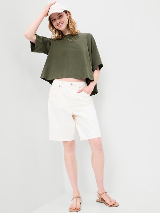 Image number 3 showing, Short-Sleeve Trapeze T-Shirt