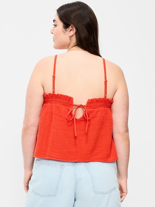 Image number 6 showing, Open-Back Smocked Tank Top
