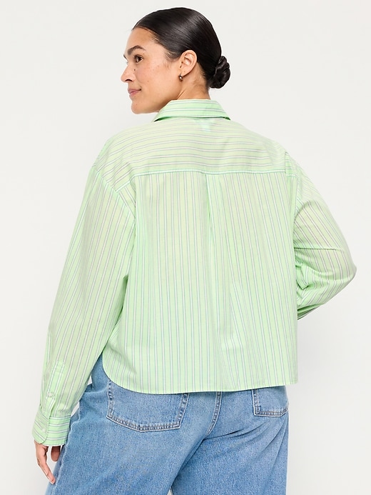 Image number 8 showing, Cropped Button-Down Shirt