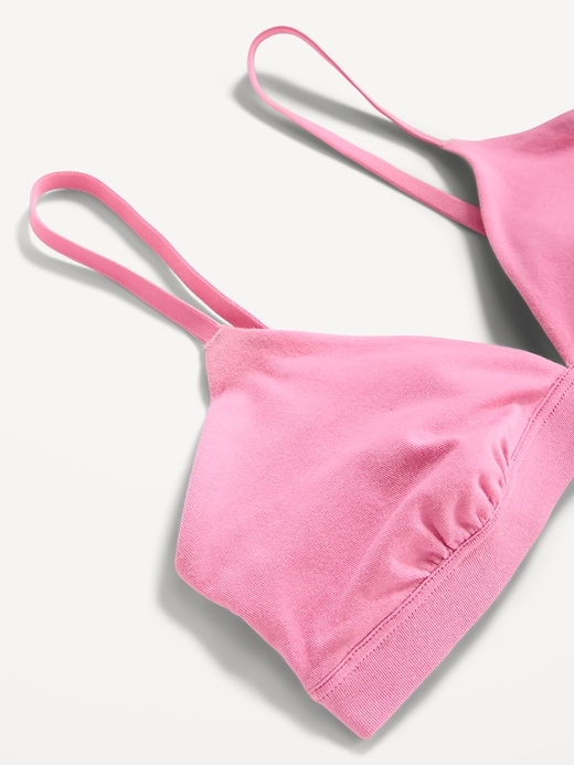 Image number 2 showing, Everyday Cotton Triangle Bralette