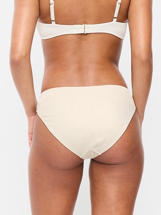 Image number 2 showing, Mid-Rise Bikini Swim Bottoms