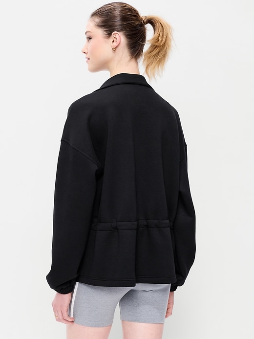 Image number 2 showing, Bounce Fleece Full-Zip Cinched Sweatshirt