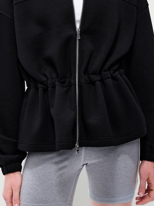 Image number 4 showing, Bounce Fleece Full-Zip Cinched Sweatshirt