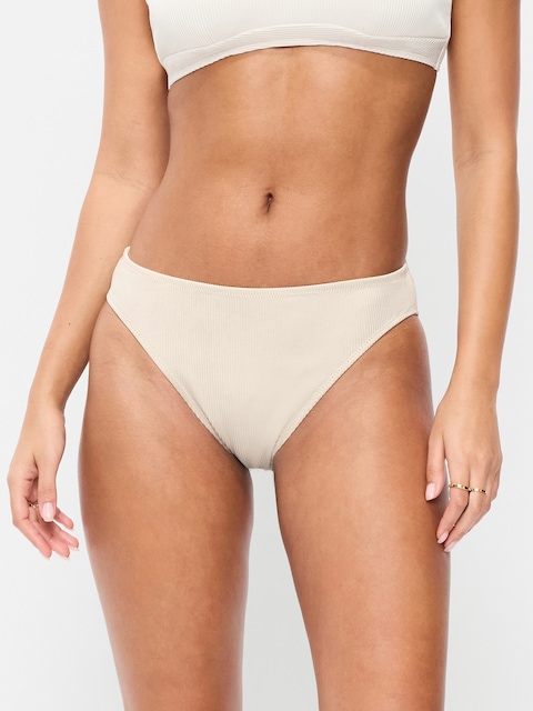 Mid-Rise Bikini Swim Bottoms