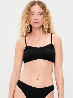 Ribbed Bra Bikini Swim Top - image 3