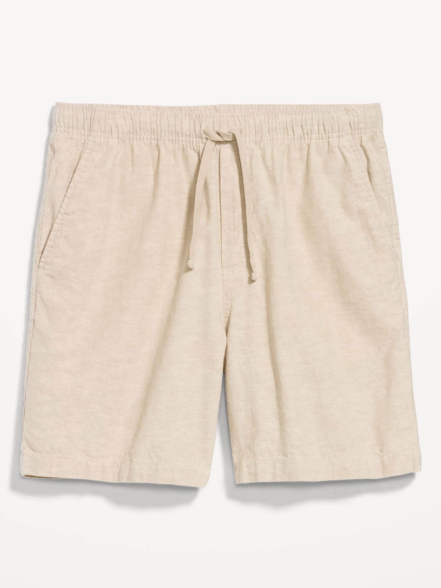 Linen-Blend Jogger Shorts - 7-inch inseam