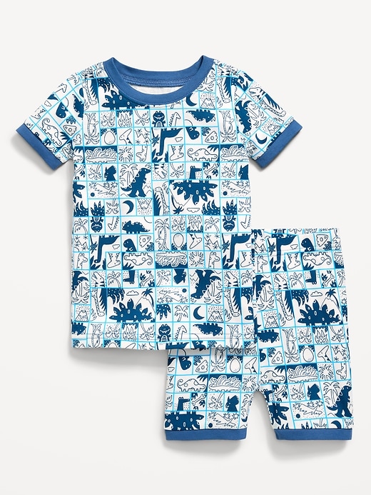 Image number 1 showing, Printed Snug-Fit Pajama Set for Toddler & Baby