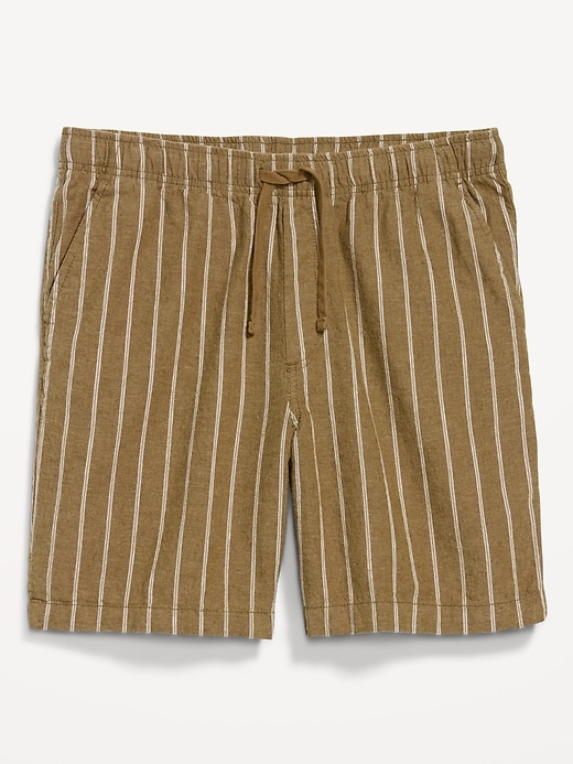 Image number 2 showing, Linen-Blend Jogger Shorts -- 7-inch inseam