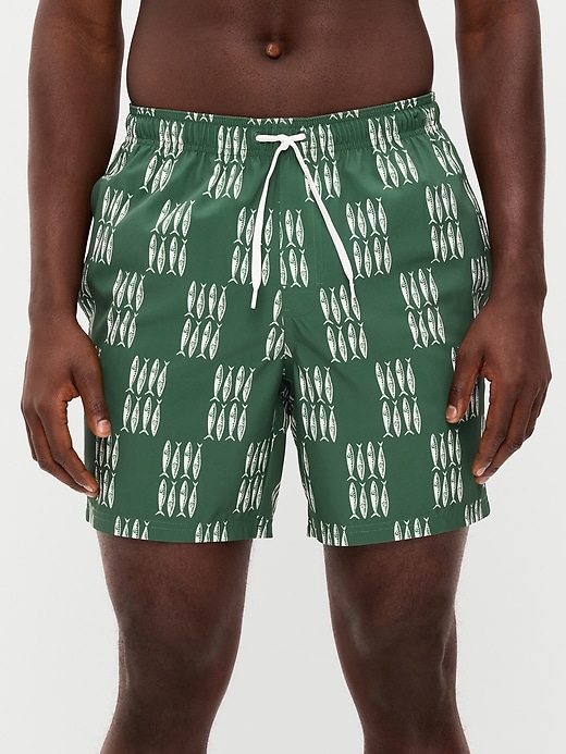 Image number 1 showing, Swim Trunks -- 7-inch inseam