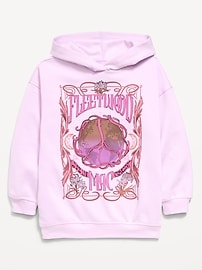 Image number 2 showing, Fleetwood Mac™ Oversized Graphic Tunic Hoodie for Girls