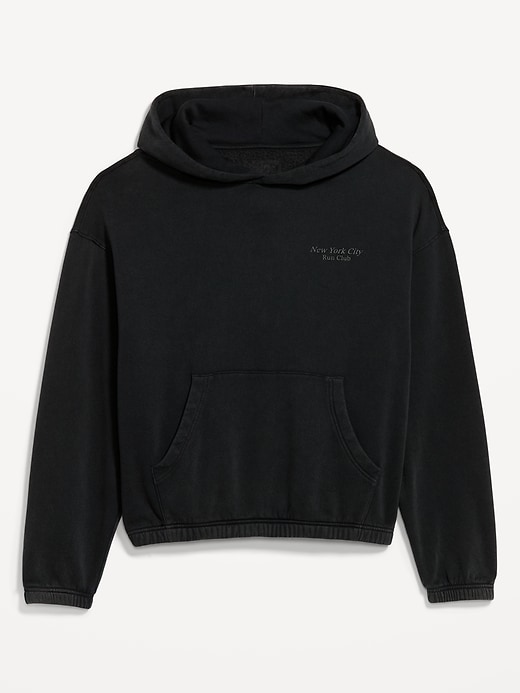 Image number 4 showing, Oversized Washed Cropped Hoodie