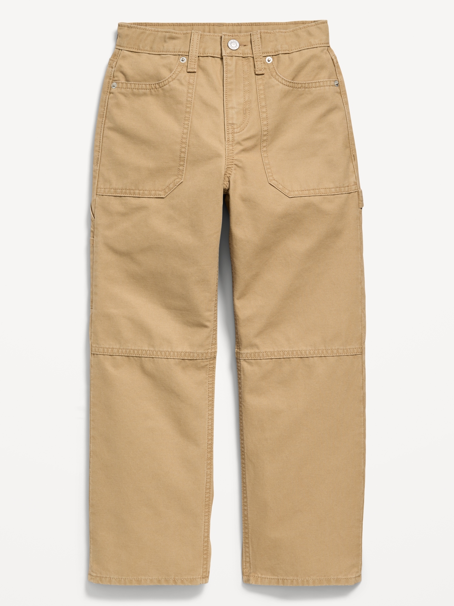 Baggy Carpenter Utility Canvas Pants for Boys