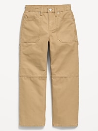 Image number 4 showing, Baggy Carpenter Utility Canvas Pants for Boys