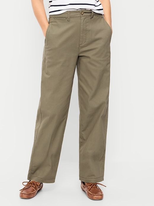 Image number 2 showing, High-Waisted OGC Chino Full Length Straight Pants