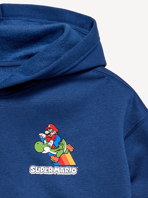 Image number 4 showing, Super Mario™ Gender-Neutral Graphic Pullover Hoodie for Kids