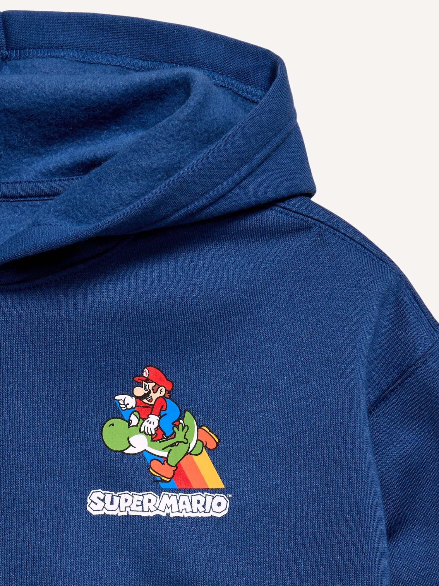 Super Mario™ Gender-Neutral Graphic Pullover Hoodie for Kids