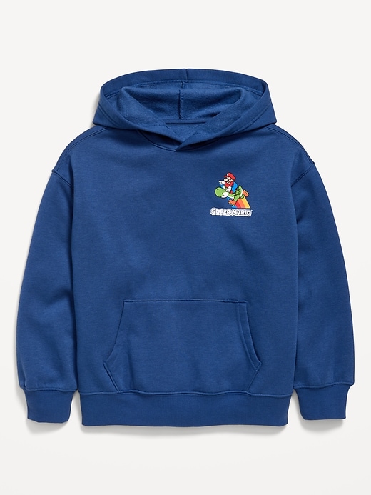 Image number 2 showing, Super Mario™ Gender-Neutral Graphic Pullover Hoodie for Kids