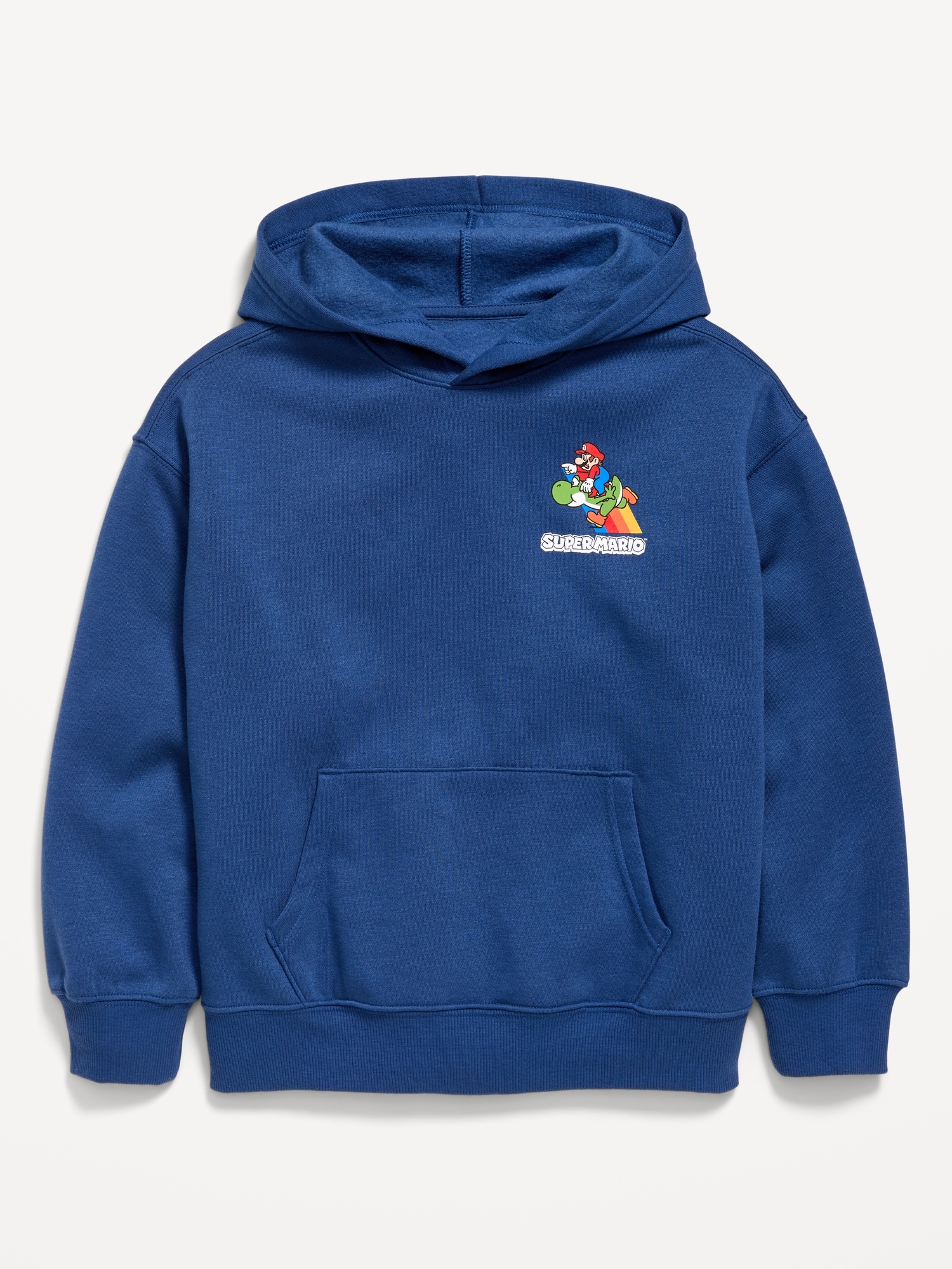 Super Mario™ Gender-Neutral Graphic Pullover Hoodie for Kids