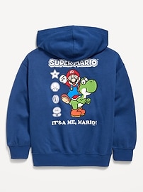 Image number 3 showing, Super Mario™ Gender-Neutral Graphic Pullover Hoodie for Kids