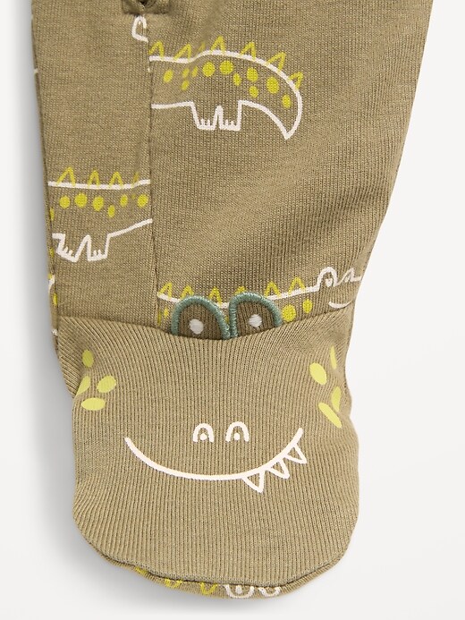Image number 2 showing, 2-Way-Zip Sleep & Play Footed One-Piece for Baby