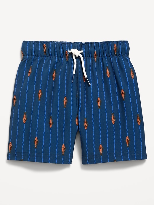 Image number 1 showing, Printed Swim Trunks for Toddler Boys