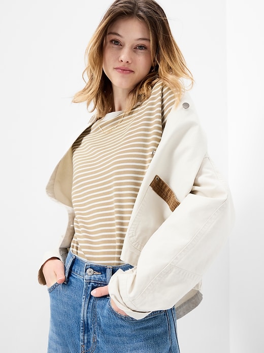 Image number 3 showing, Relaxed Heavyweight Crew-Neck T-Shirt