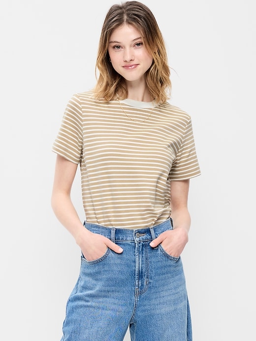 Image number 1 showing, Relaxed Heavyweight Crew-Neck T-Shirt