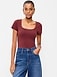 Hug Double-Layer Scoop-Neck Top - image 5
